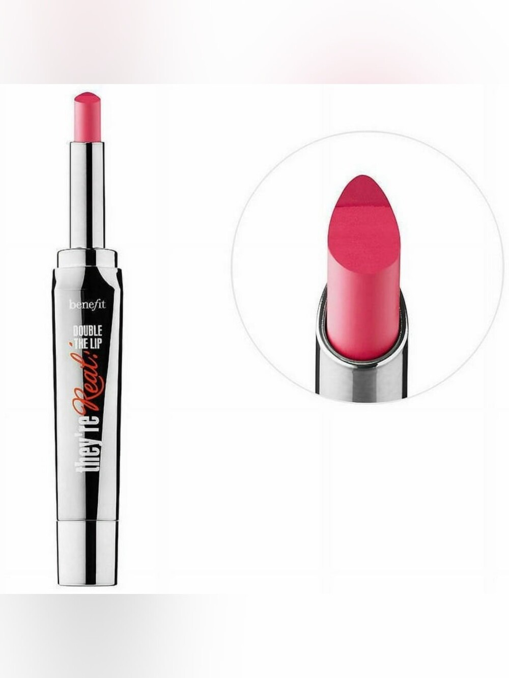Benefit They're Real! Double The Lip Beyond Sexy Lipstick & Liner  – Pink Thrill